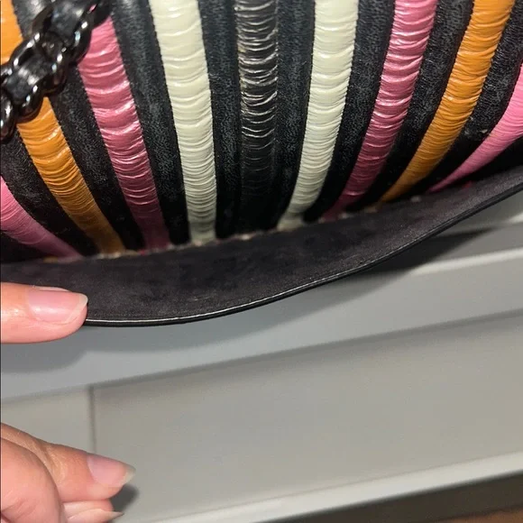 Coach Multicolored Stripe Bag - Picture 6 of 12